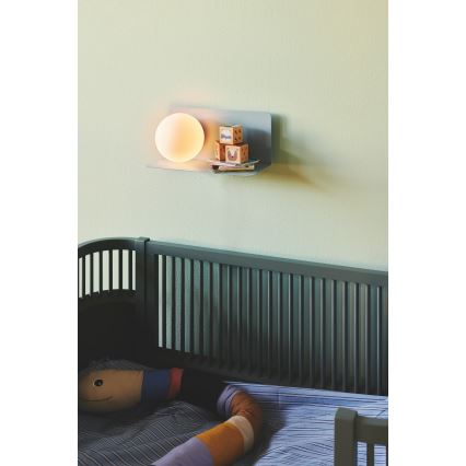 Nordlux - Zidna lampa sa policom LILIBETH 1xE14/25W/230V plava