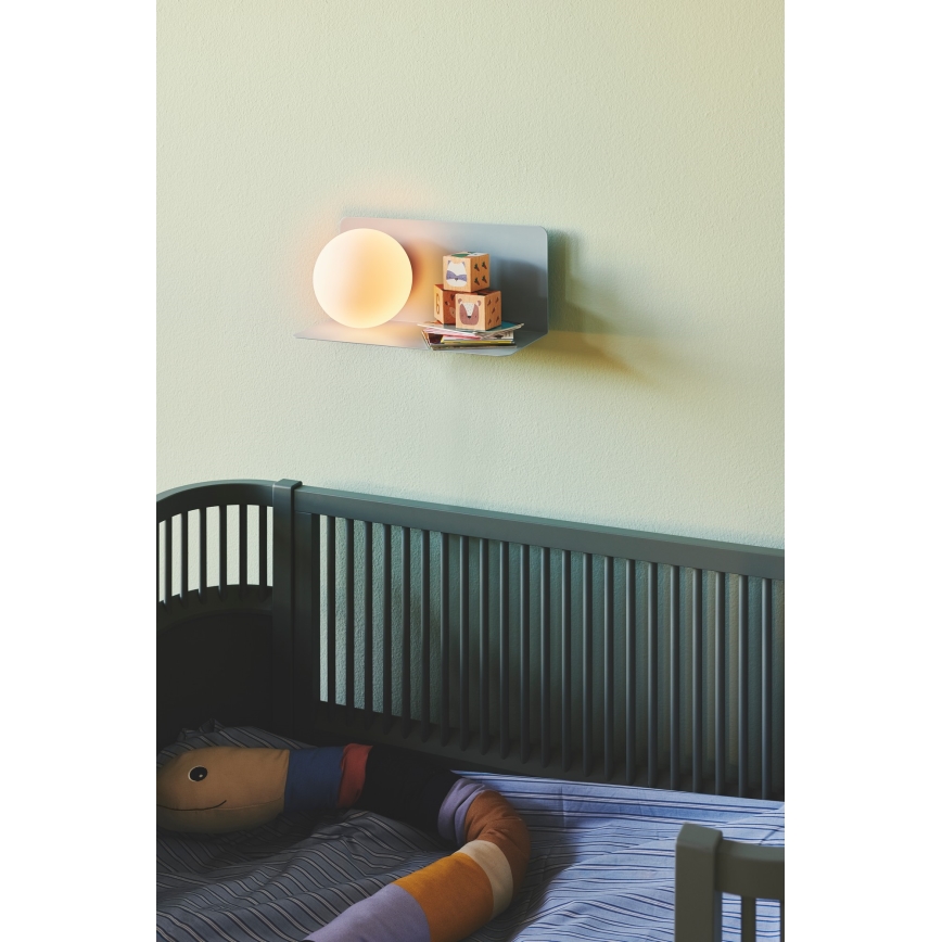Nordlux - Zidna lampa sa policom LILIBETH 1xE14/25W/230V plava
