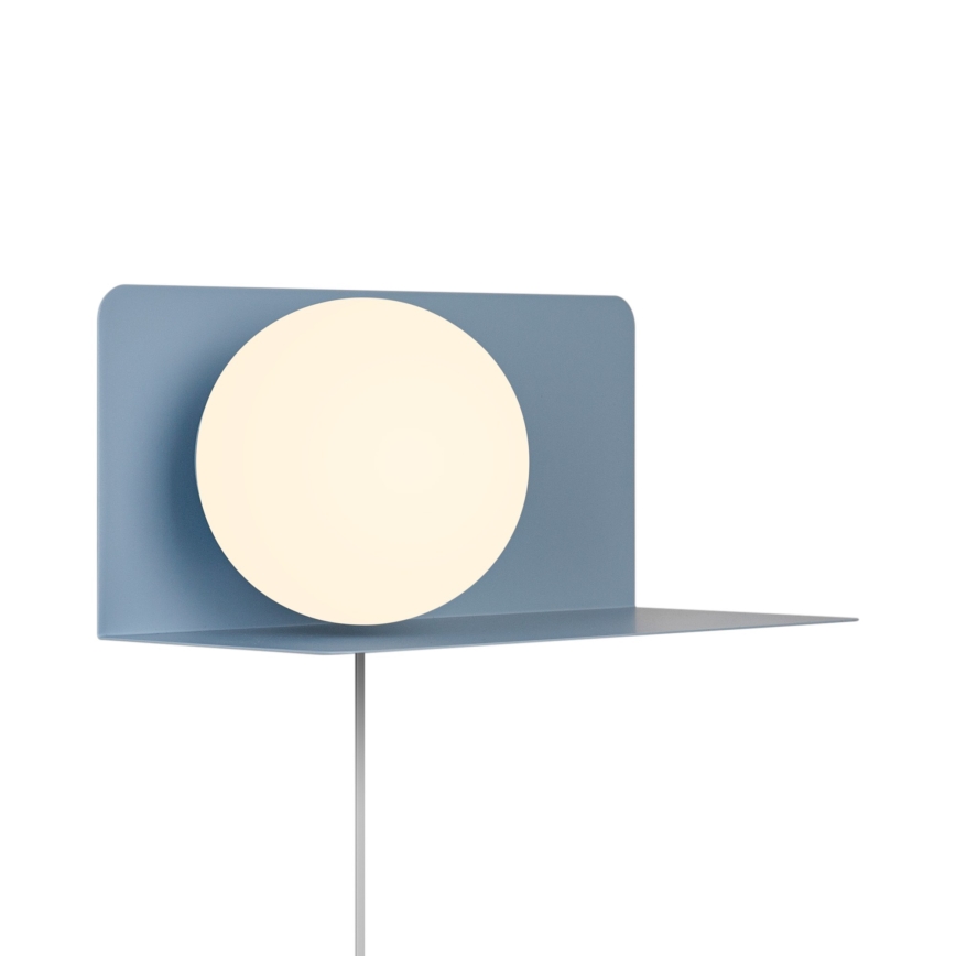 Nordlux - Zidna lampa sa policom LILIBETH 1xE14/25W/230V plava