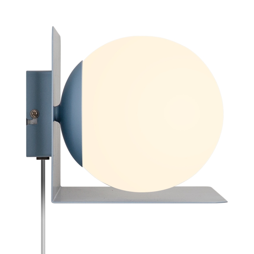 Nordlux - Zidna lampa sa policom LILIBETH 1xE14/25W/230V plava