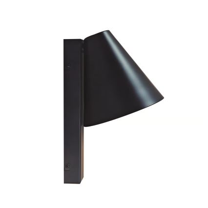 Nordlux - Zidna lampa sa USB WILMER 1xE14/40W/230V crna