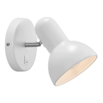 Nordlux - Zidna lampa TEXAS 1xE27/60W/230V bela