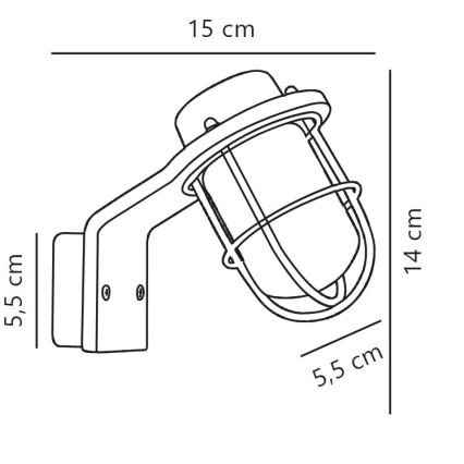 Nordlux - Zidna lampa za kupatilo MARINA 1xG9/40W/230V IP44 sjajni krom