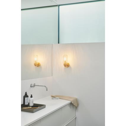 Nordlux - Zidna lampa za kupatilo TUTAN 1xE14/25W/230V IP44 mesing