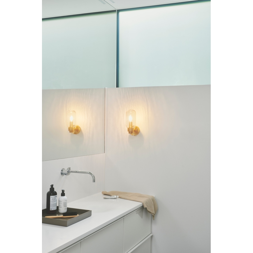 Nordlux - Zidna lampa za kupatilo TUTAN 1xE14/25W/230V IP44 mesing