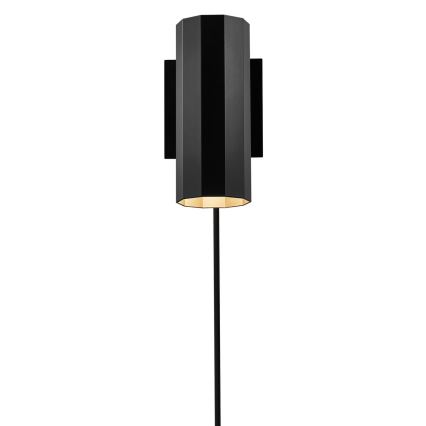 Nordlux - Zidna reflektorska lampa ALANIS 1xGU10/15W/230V crno
