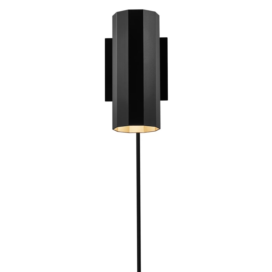 Nordlux - Zidna reflektorska lampa ALANIS 1xGU10/15W/230V crno