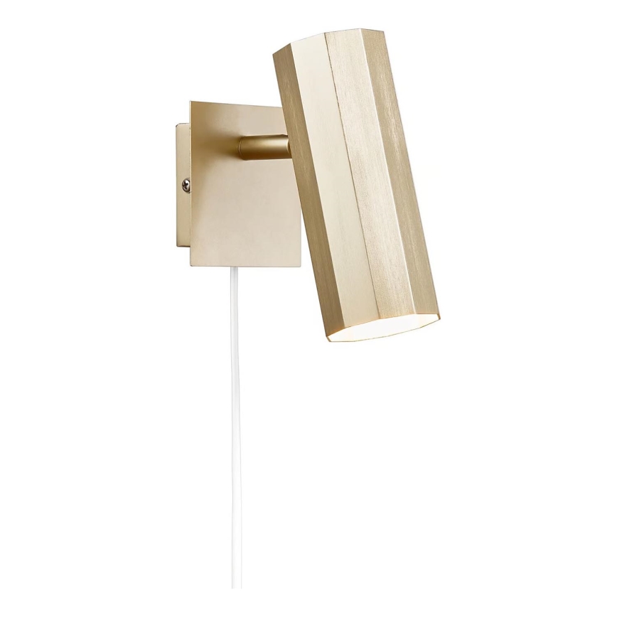 Nordlux - Zidna reflektorska lampa ALANIS 1xGU10/15W/230V zlatna