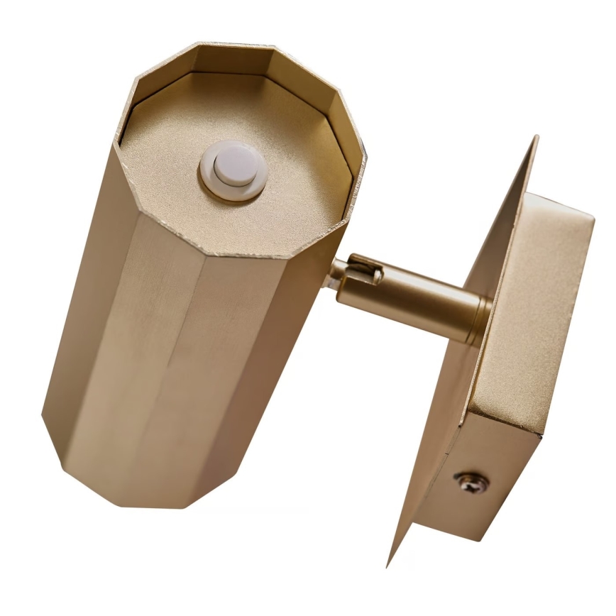 Nordlux - Zidna reflektorska lampa ALANIS 1xGU10/15W/230V zlatna