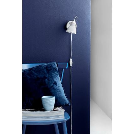 Nordlux - Zidna reflektorska lampa ASLAK 1xGU10/35W/230V bela