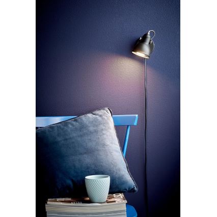 Nordlux - Zidna reflektorska lampa ASLAK 1xGU10/35W/230V crno