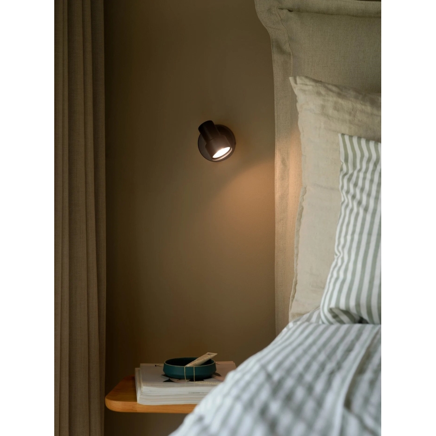 Nordlux - Zidna reflektorska lampa BOSTON 1xGU10/5W/230V crno