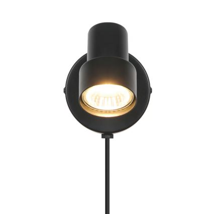 Nordlux - Zidna reflektorska lampa BOSTON 1xGU10/5W/230V crno