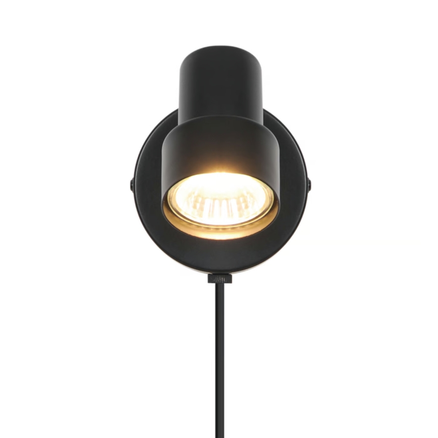 Nordlux - Zidna reflektorska lampa BOSTON 1xGU10/5W/230V crno