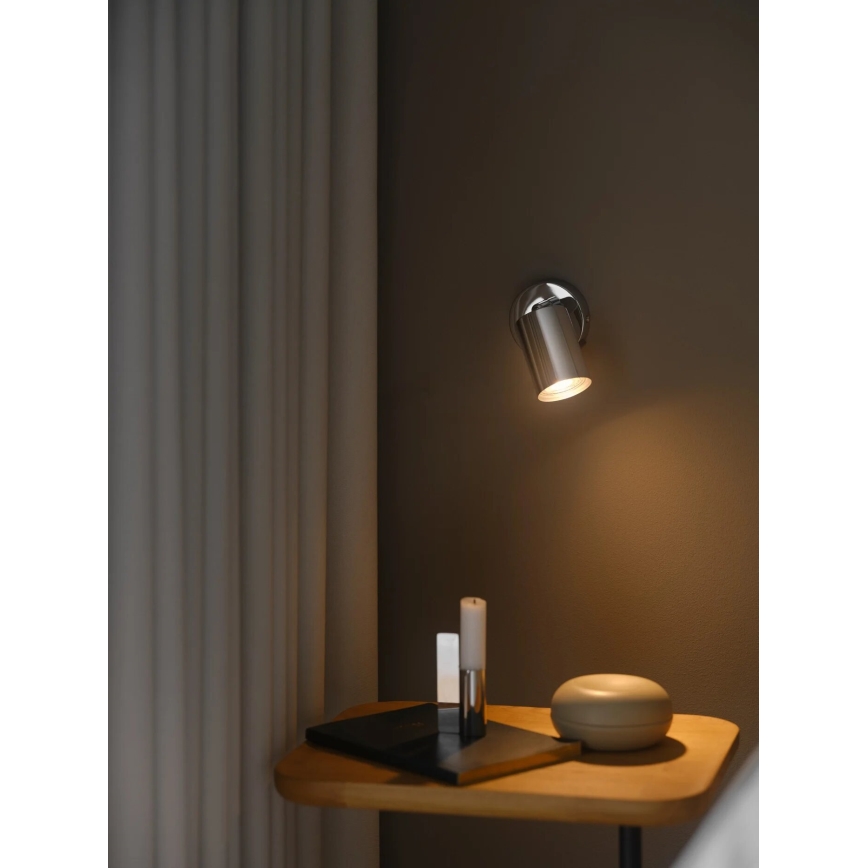 Nordlux - Zidna reflektorska lampa EXPLORE 1xGU10/7W/230V sjajni krom