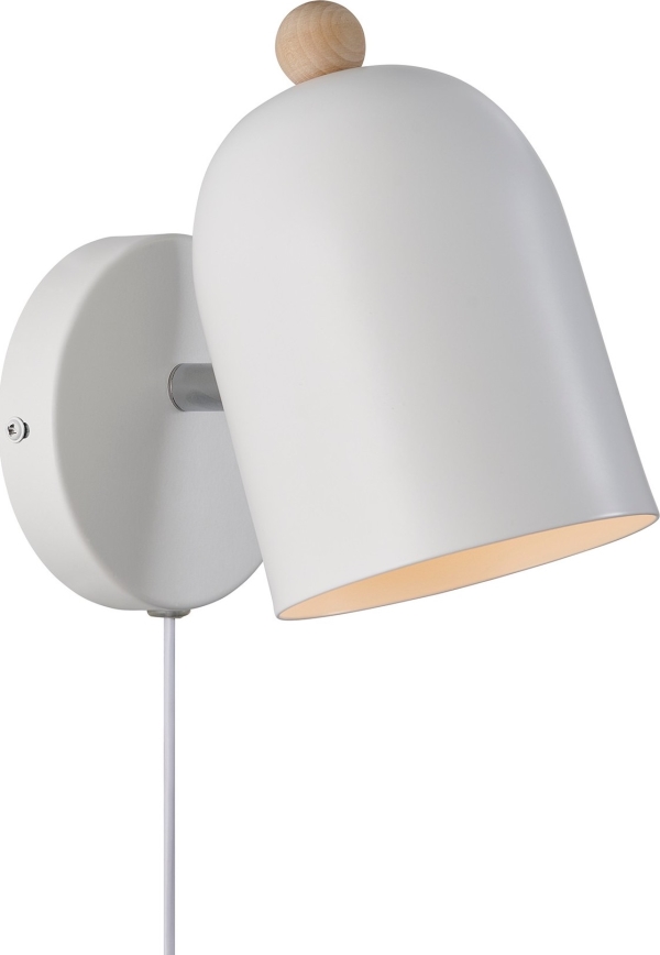 Nordlux - Zidna reflektorska lampa GASTON 1xE27/15W/230V bela
