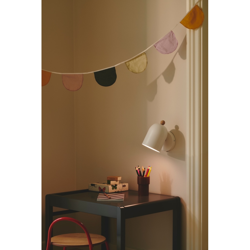 Nordlux - Zidna reflektorska lampa GASTON 1xE27/15W/230V bela