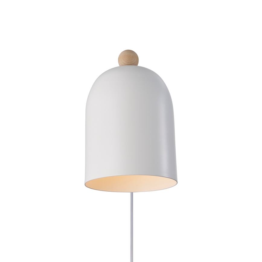 Nordlux - Zidna reflektorska lampa GASTON 1xE27/15W/230V bela
