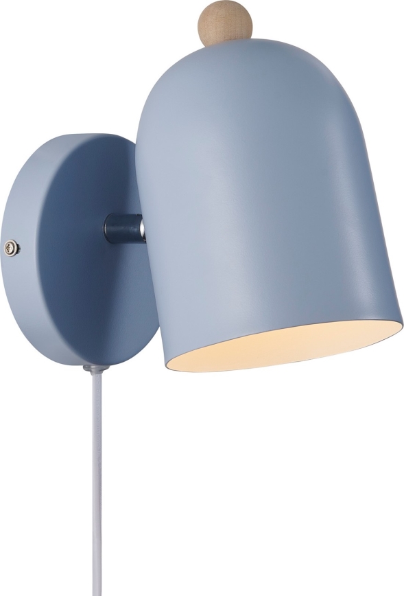 Nordlux - Zidna reflektorska lampa GASTON 1xE27/15W/230V plava
