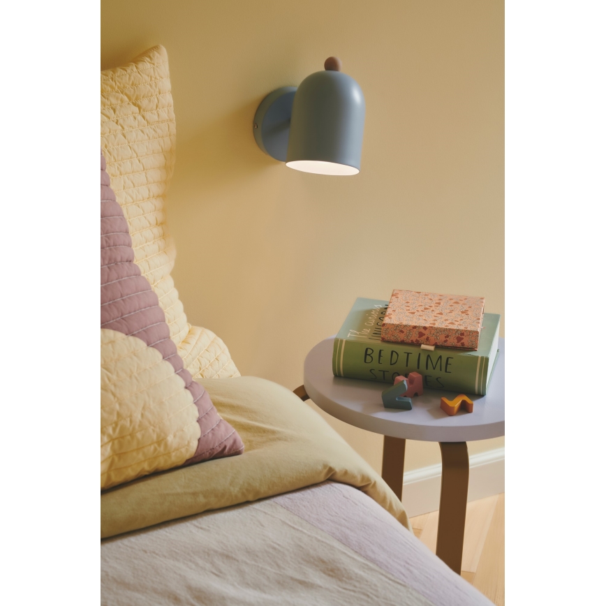 Nordlux - Zidna reflektorska lampa GASTON 1xE27/15W/230V plava
