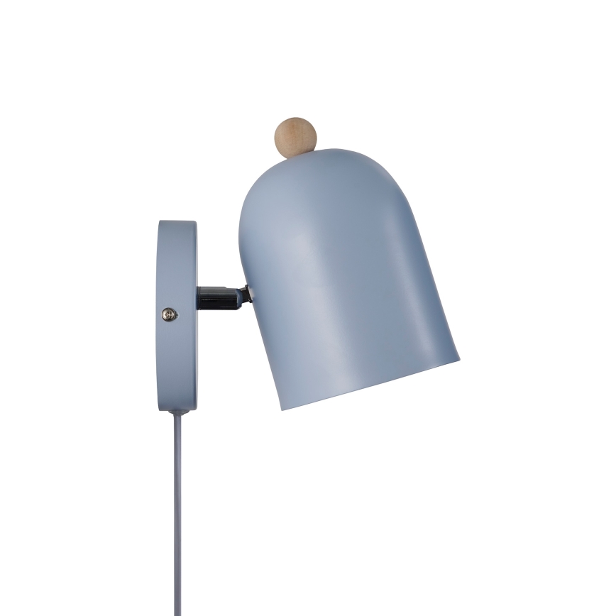 Nordlux - Zidna reflektorska lampa GASTON 1xE27/15W/230V plava