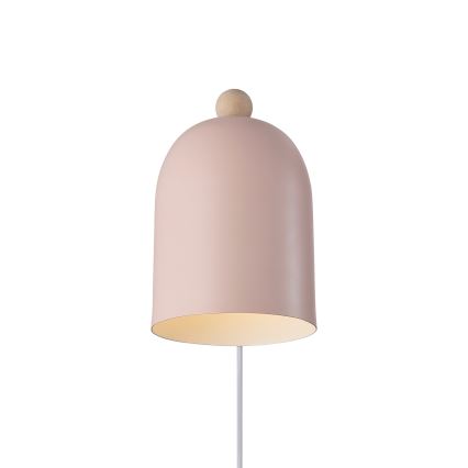Nordlux - Zidna reflektorska lampa GASTON 1xE27/15W/230V roze