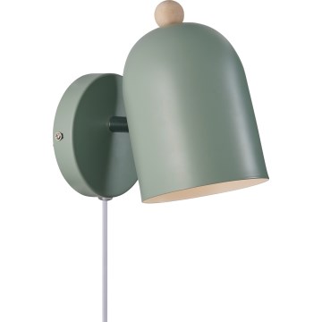 Nordlux - Zidna reflektorska lampa GASTON 1xE27/15W/230V zelena