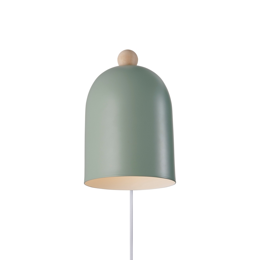 Nordlux - Zidna reflektorska lampa GASTON 1xE27/15W/230V zelena