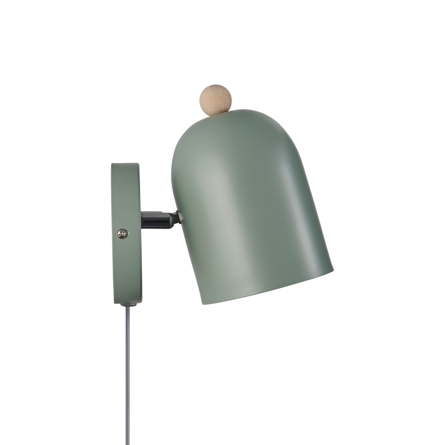 Nordlux - Zidna reflektorska lampa GASTON 1xE27/15W/230V zelena