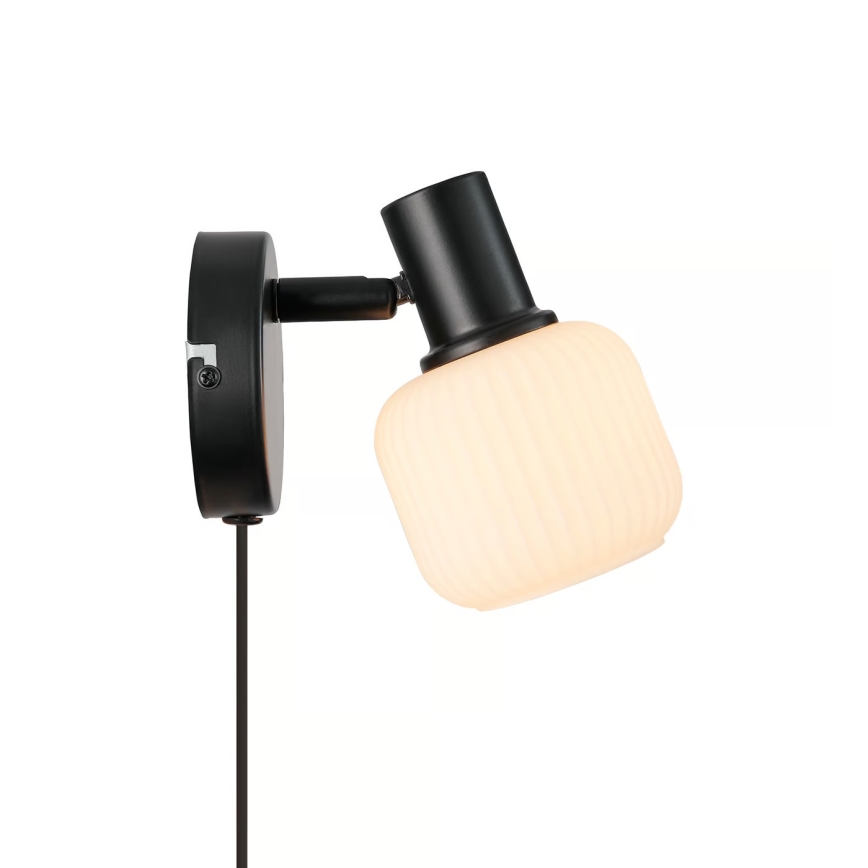 Nordlux - Zidna reflektorska lampa MILFORD 1xE14/10W/230V crno