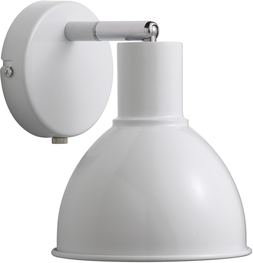 Nordlux - Zidna reflektorska lampa POP 1xE27/18W/230V bela