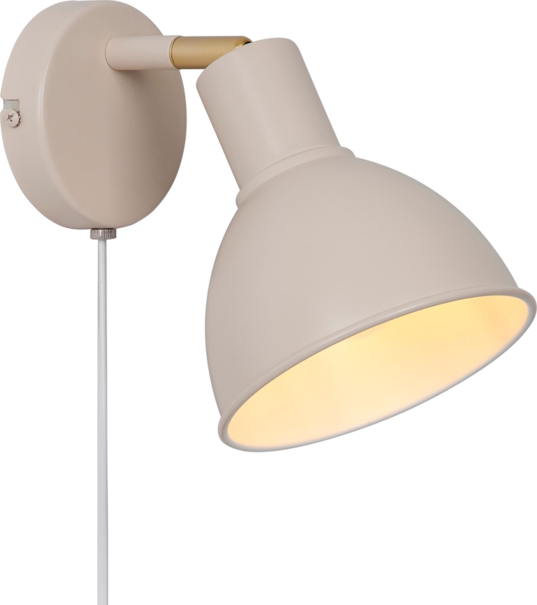 Nordlux - Zidna reflektorska lampa POP 1xE27/18W/230V bež