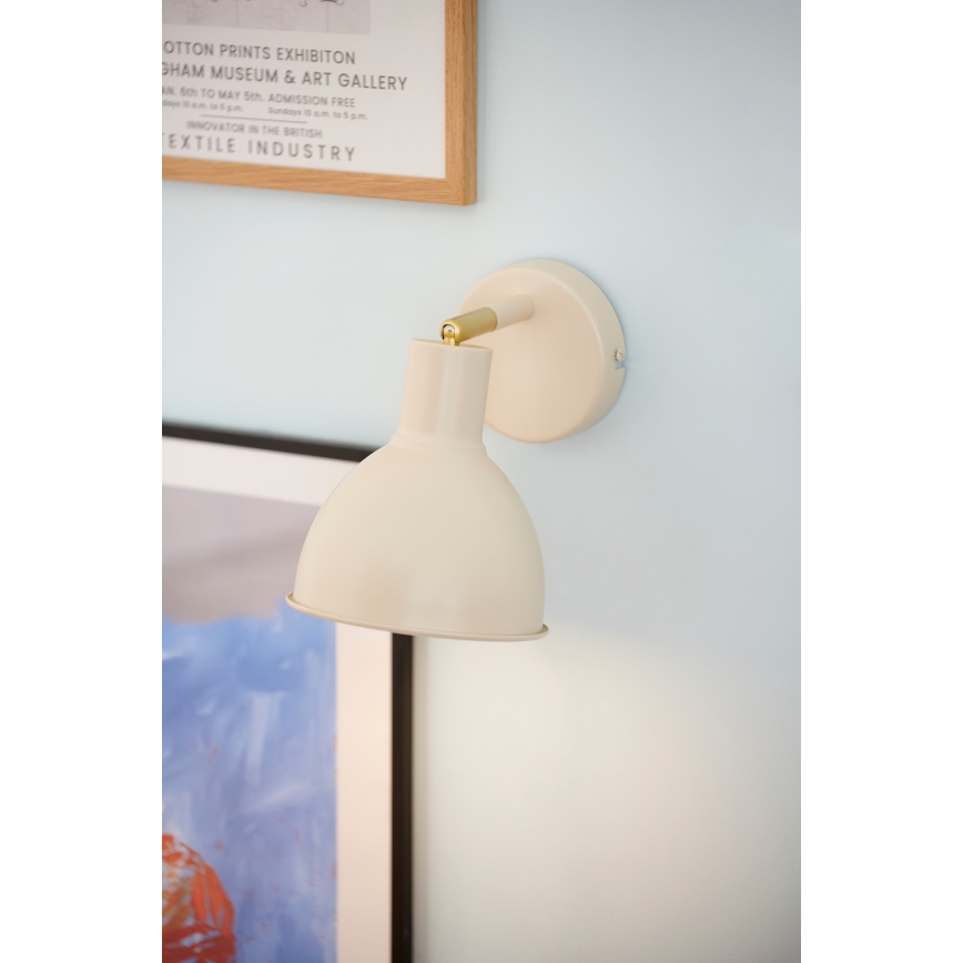Nordlux - Zidna reflektorska lampa POP 1xE27/18W/230V bež