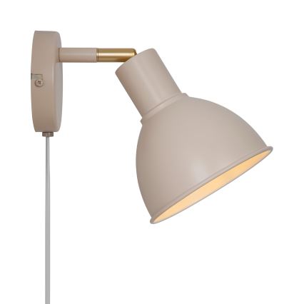 Nordlux - Zidna reflektorska lampa POP 1xE27/18W/230V bež