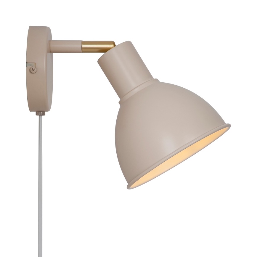 Nordlux - Zidna reflektorska lampa POP 1xE27/18W/230V bež