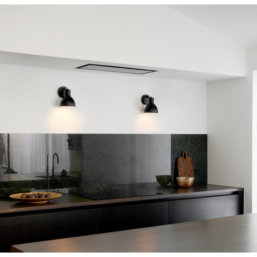 Nordlux - Zidna reflektorska lampa POP 1xE27/18W/230V crno/zlatna