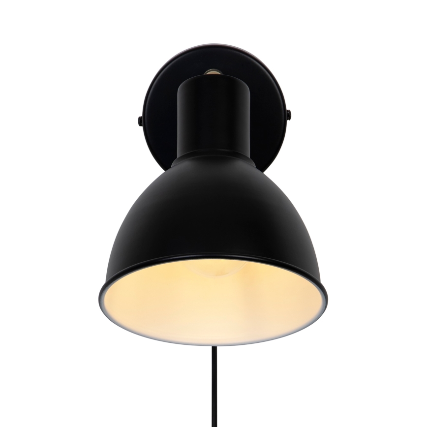 Nordlux - Zidna reflektorska lampa POP 1xE27/18W/230V crno/zlatna