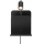 Nordlux - Zidna reflektorska lampa sa policom i USB ROOMI 1xGU10/8W/230V crno