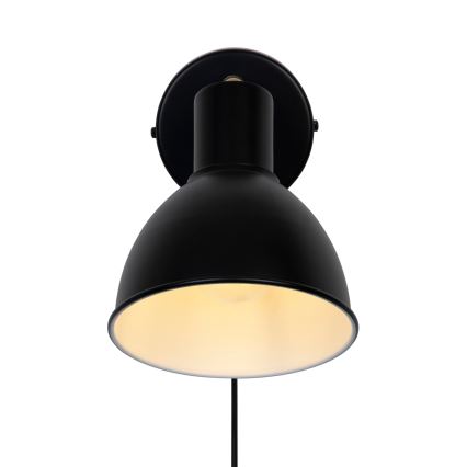 Nordlux - Zidna reflektorska svetiljka POP 1xE27/18W/230V crna/zlatna
