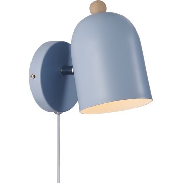 Nordlux - Zidna spot svetiljka GASTON 1xE27/15W/230V plava