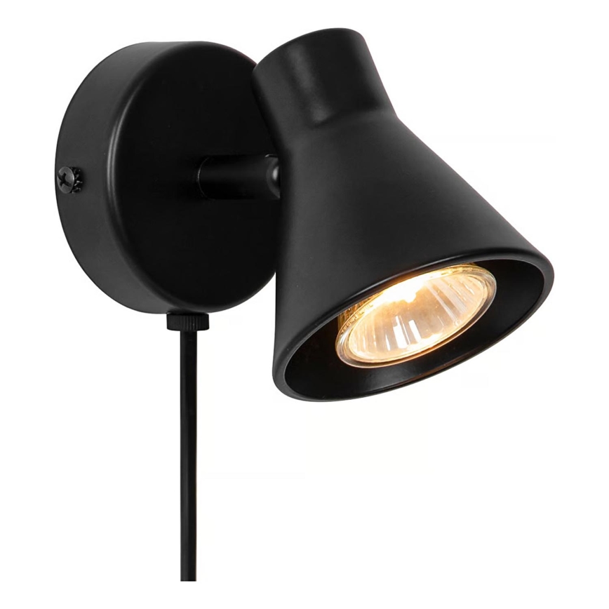 Nordlux - Zidno svetlo EIK 1xGU10/35W/230V crna