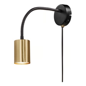 Nordlux - Zidno svetlo EXPLORE 1xGU10/7W/230V mesing