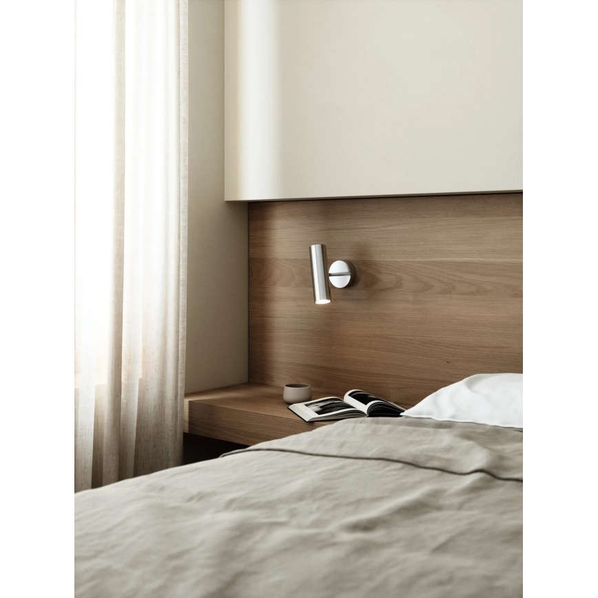 Nordlux - Zidno reflektorsko svetlo MIB 1xGU10/20W/230V sjajni hrom