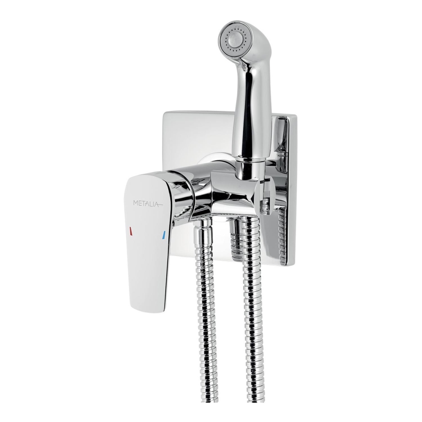 Novaservis - Bide baterija sa tušem za podžbuknu ugradnju METALIA sjajni hrom