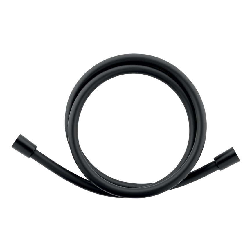 Novaservis - Crevo za tuš plastično 150 cm matirana crno