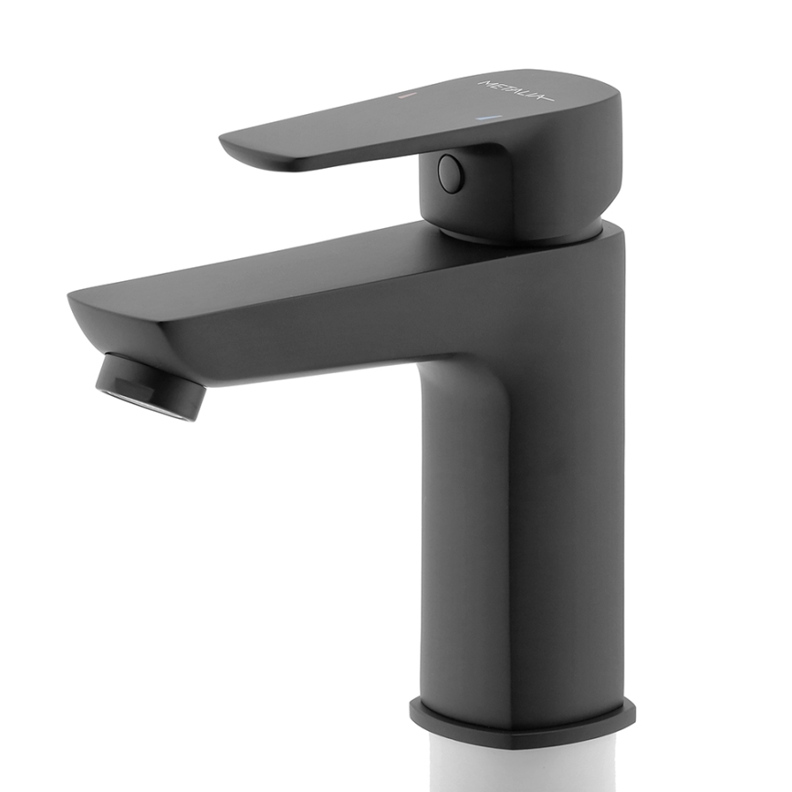 Novaservis - Slavina za lavabo METALIA ECO 15,2 cm matirana crno