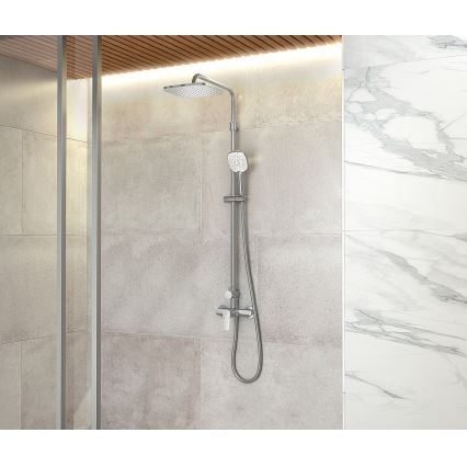 Novaservis - Tuš set sa baterijom METALIA ECO sjajni hrom