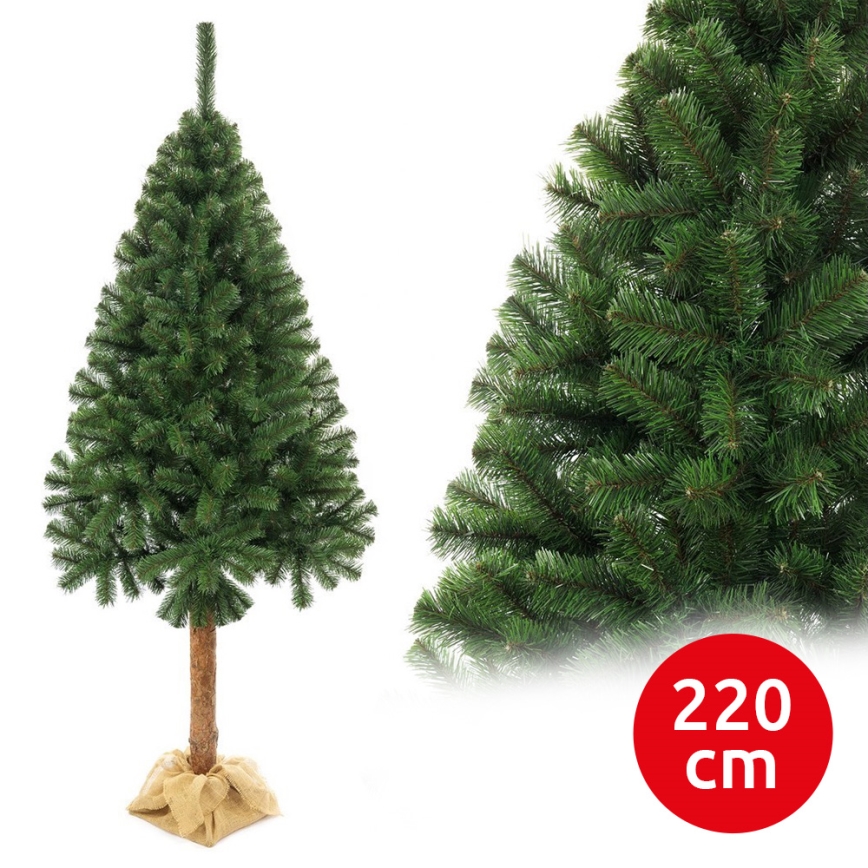 novogodišnja jelka na deblu 220 cm jela