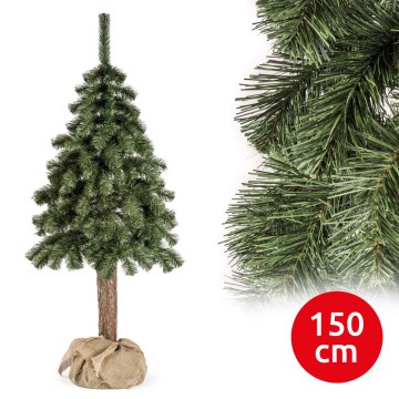 novogodišnja jelka na deblu NATURAL 150 cm jela