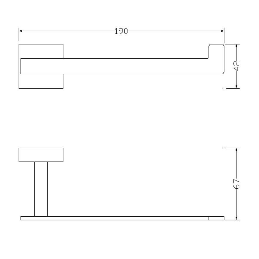 OMNIRES 8151BCR - Držač toalet papira LIFT sjajni hrom